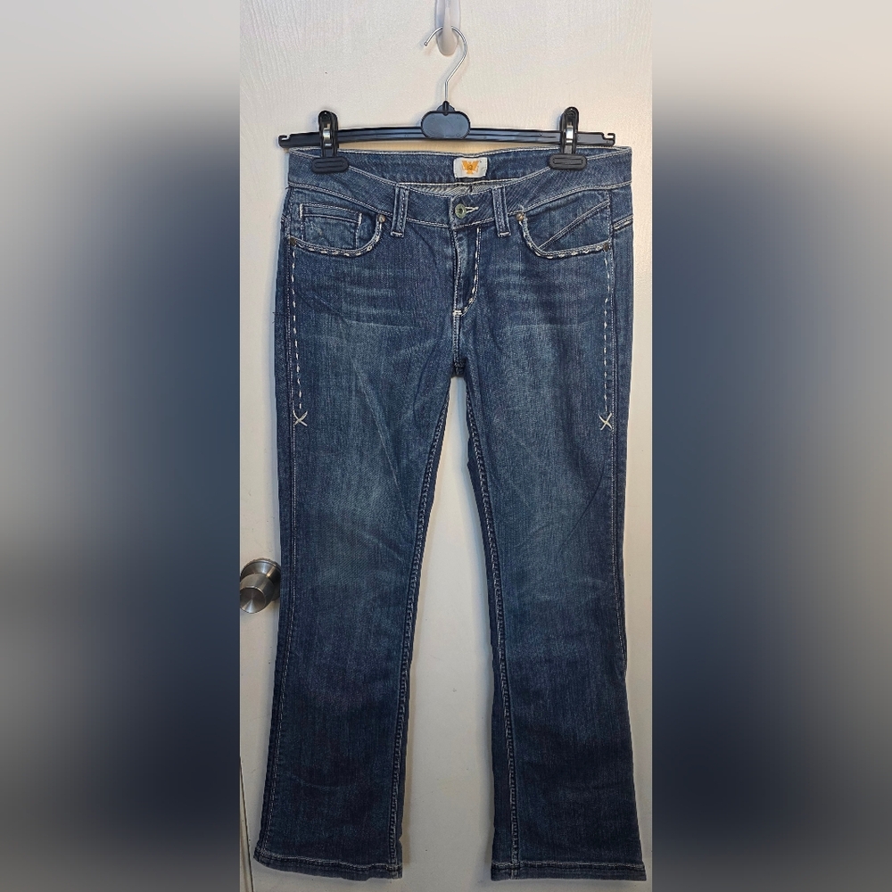*2 FOR $40* Vintage Y2K Antik Denim Blue Women's Low Rise Bootcut Jeans